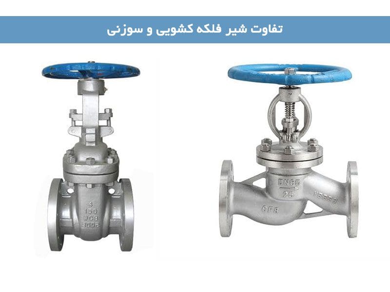 تفاوت شیر فلکه کشویی و شیر فلکه سوزنی: کدام یک بهتر است؟