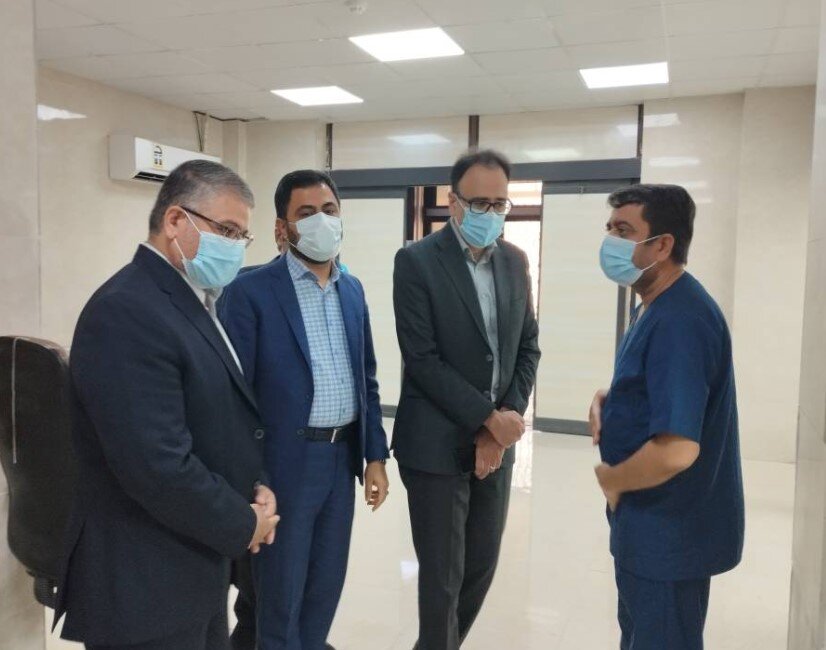 خدمت رسانی نظارت بر فرایند خدمت رسانی به حادثه دیدگان بندر شهید رجایی