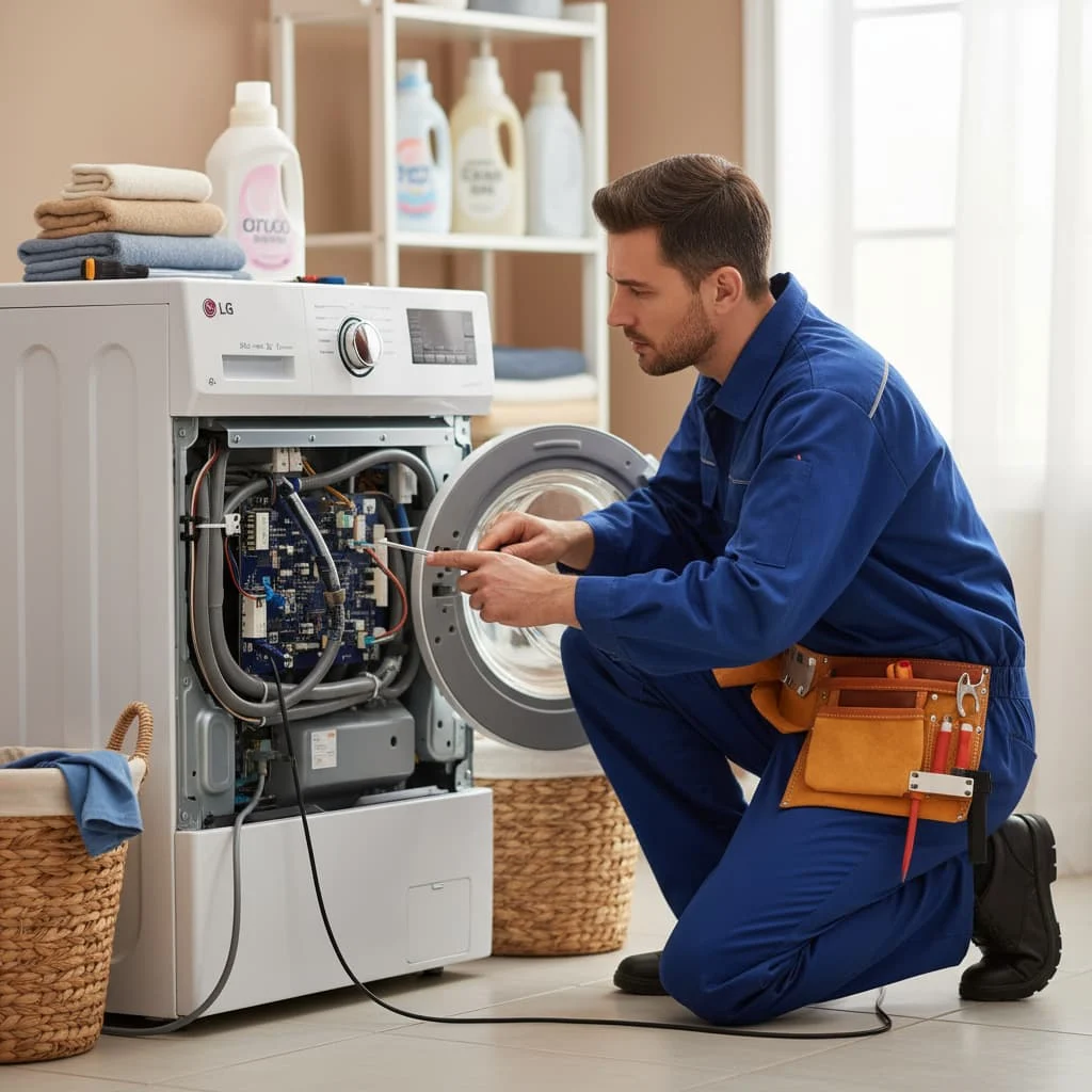 ماشین لباسشویی ال جی چگونه کار میکند؟